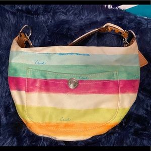 Coach Hamptons Watercolor Hobo